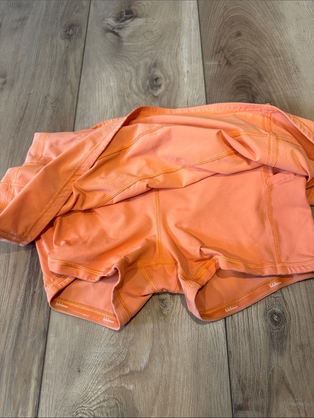 Lululemon Peach pace rival skirt, 8 - Picture 5 of 6